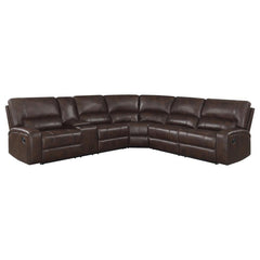 Brunson Brown 3 Pc Motion Sectional