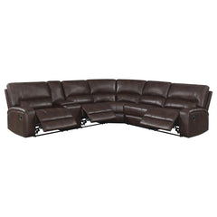 Brunson Brown 3 Pc Motion Sectional