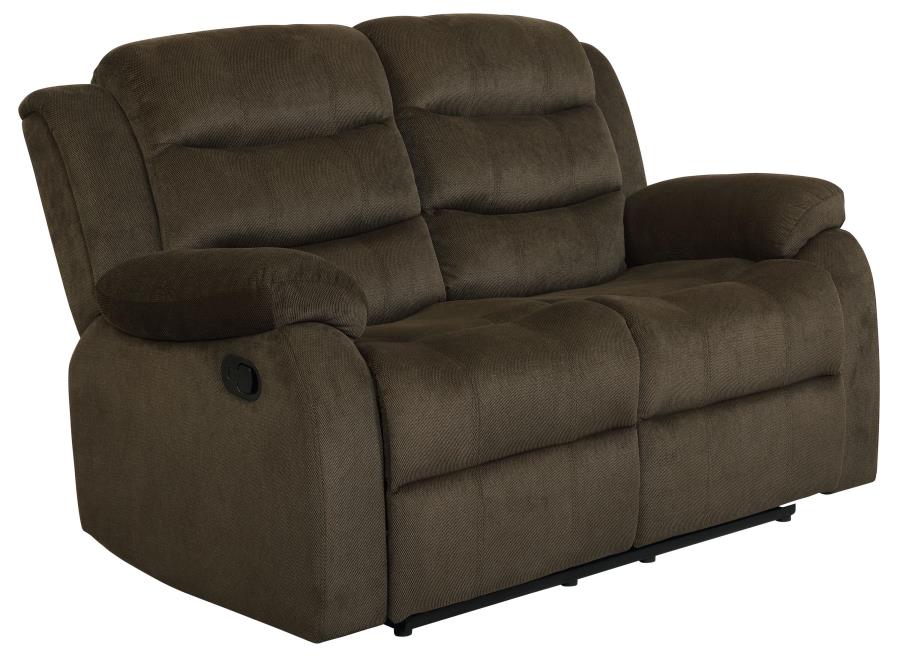 Rodman Brown 2 Pc Motion Sofa Set