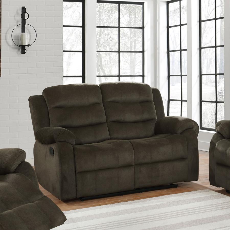 Rodman Brown Motion Loveseat
