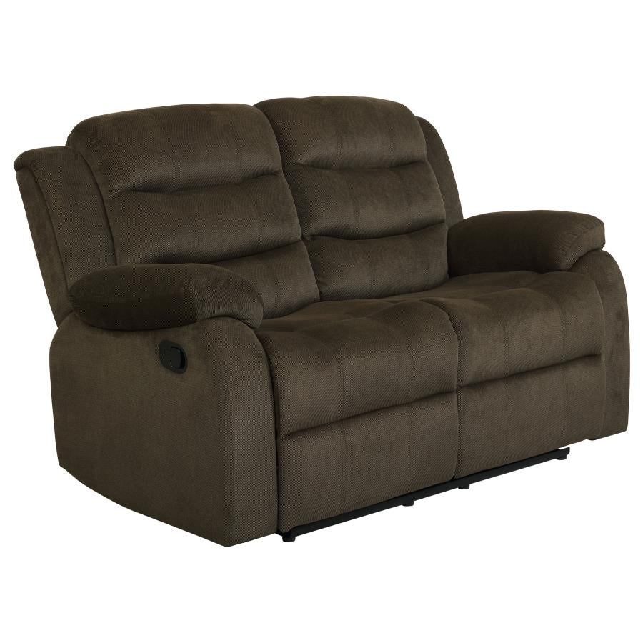 Rodman Brown Motion Loveseat