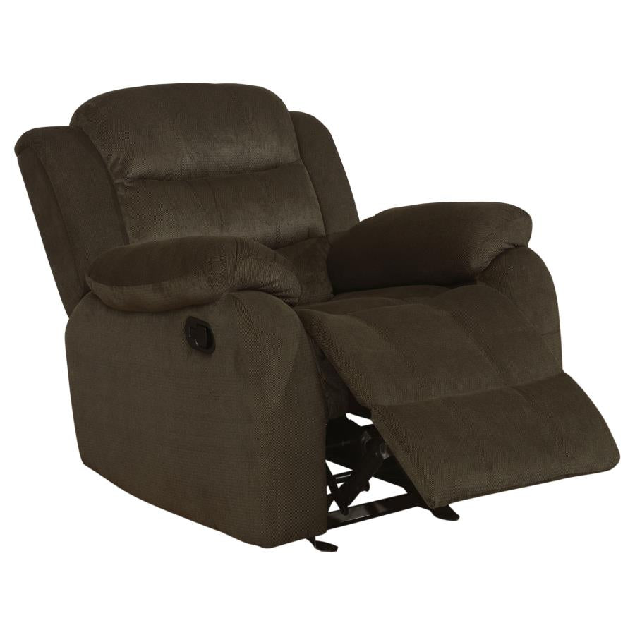 Rodman Brown Glider Recliner