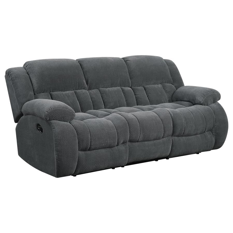 Weissman Grey 2 Pc Motion Sofa Set