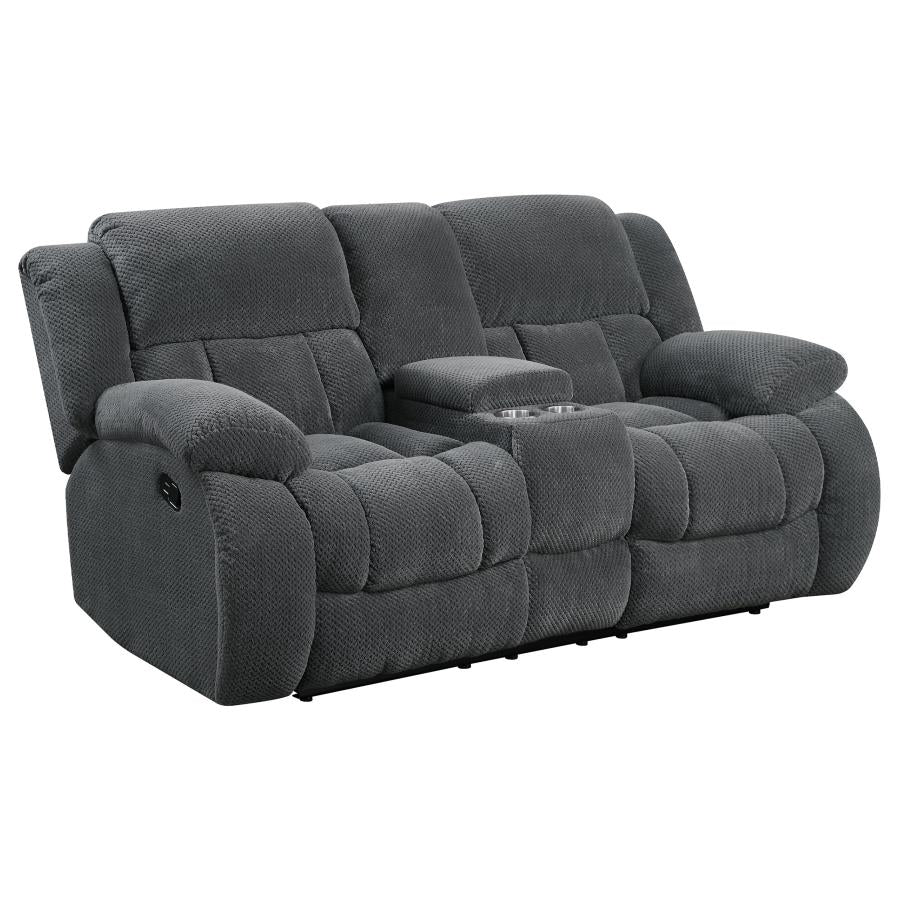 Weissman Grey 2 Pc Motion Sofa Set