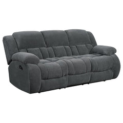 Weissman Grey 3 Pc Motion Sofa Set