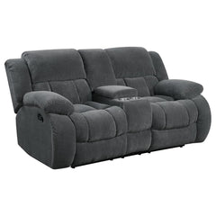 Weissman Grey 3 Pc Motion Sofa Set