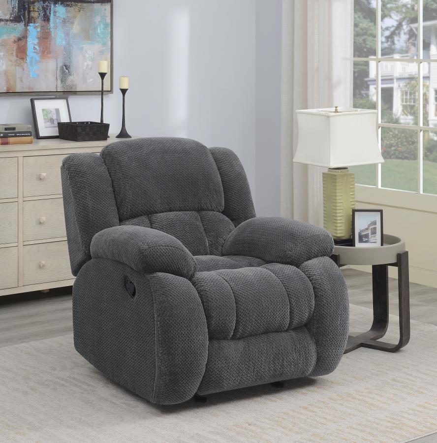Weissman Grey Glider Recliner