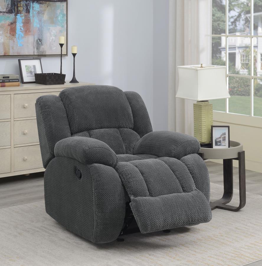 Weissman Grey Glider Recliner