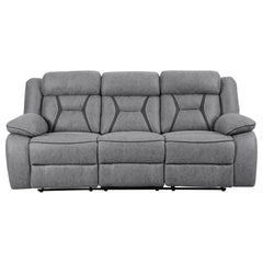 Higgins Grey 2 Pc Motion Sofa Set