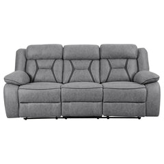 Higgins Grey 3 Pc Motion Sofa Set