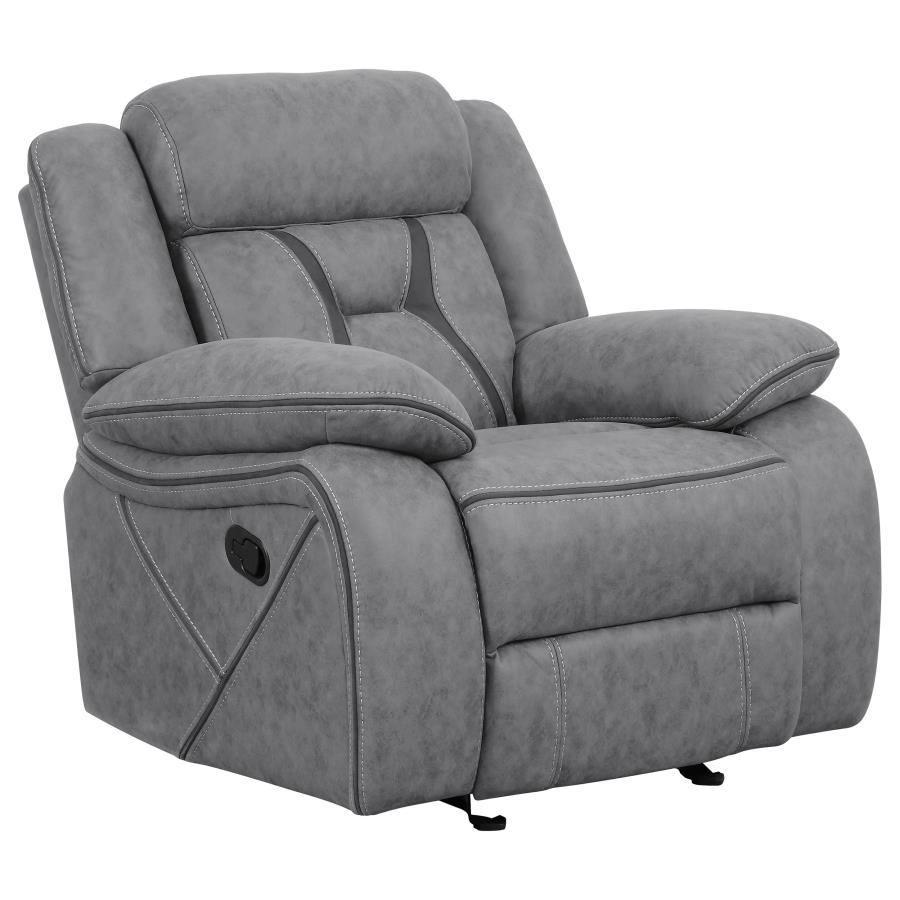Higgins Grey 3 Pc Motion Sofa Set