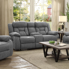 Higgins Grey Motion Loveseat
