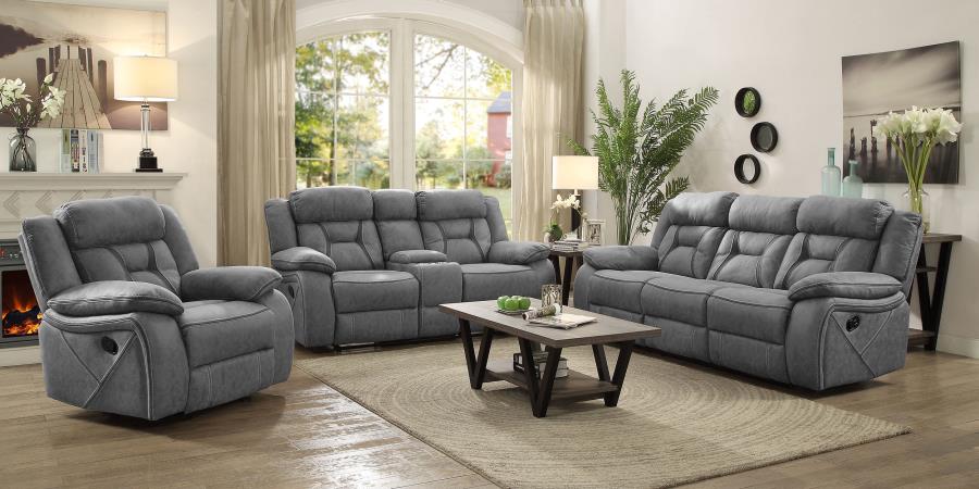 Higgins Grey Motion Loveseat
