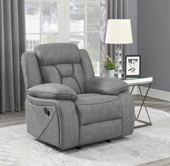 Higgins Grey Glider Recliner