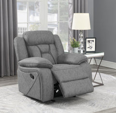 Higgins Grey Glider Recliner