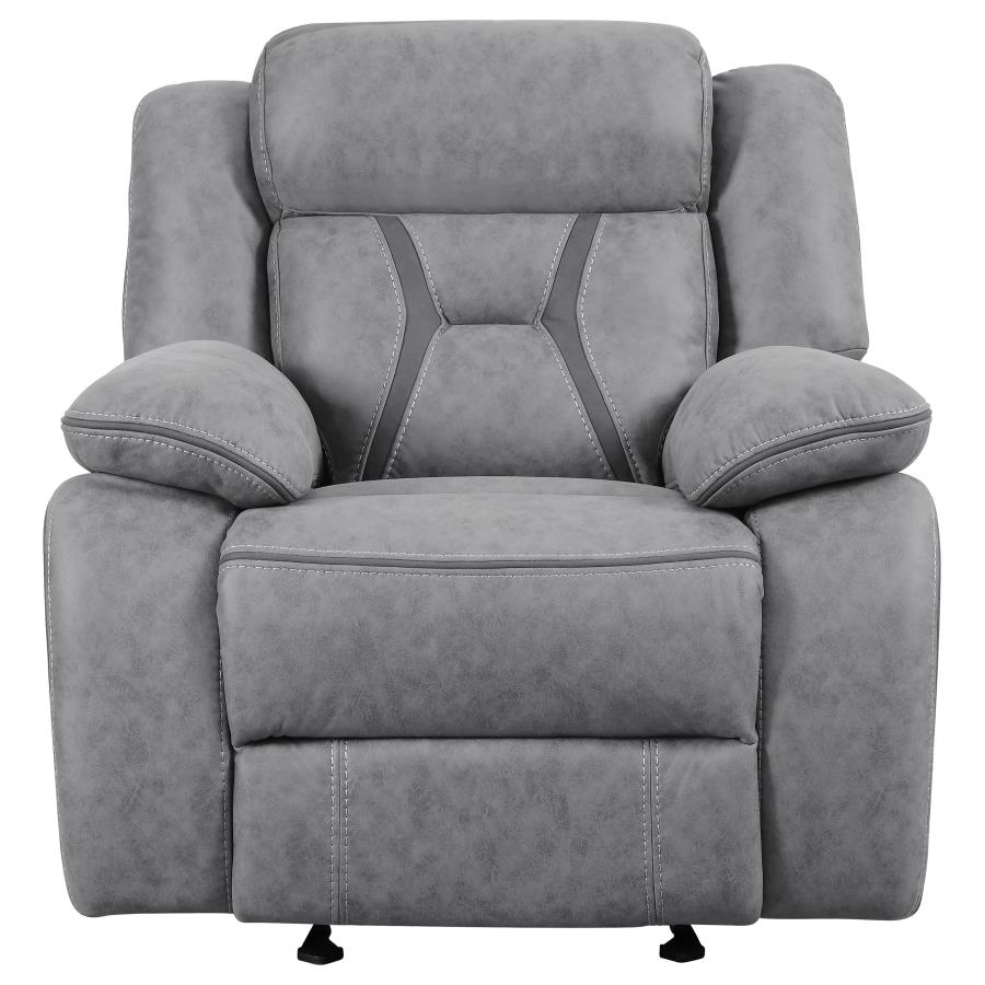 Higgins Grey Glider Recliner