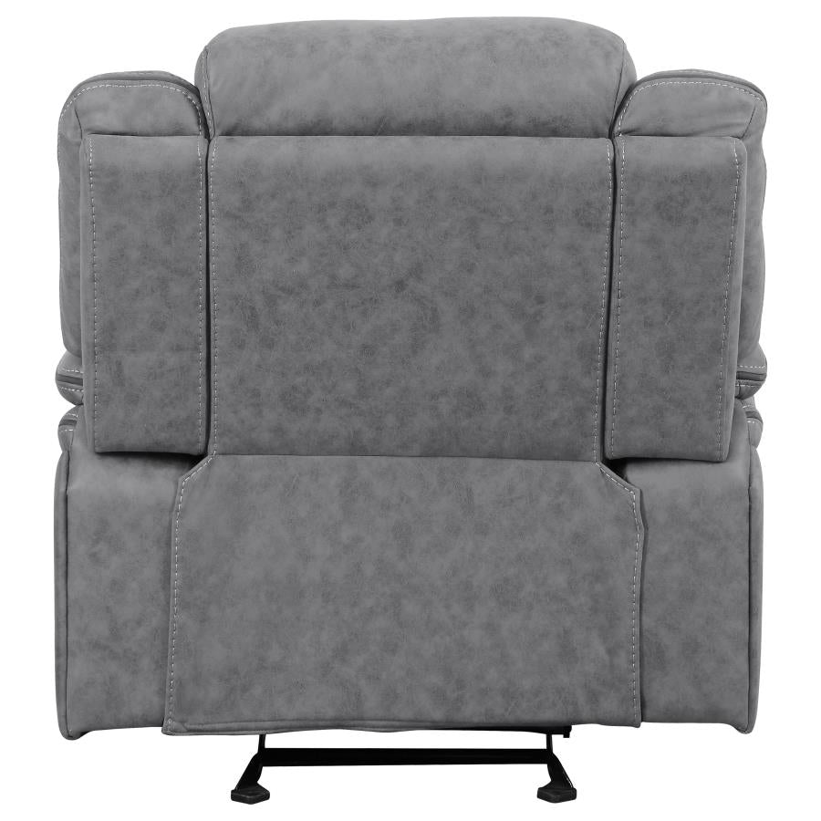 Higgins Grey Glider Recliner