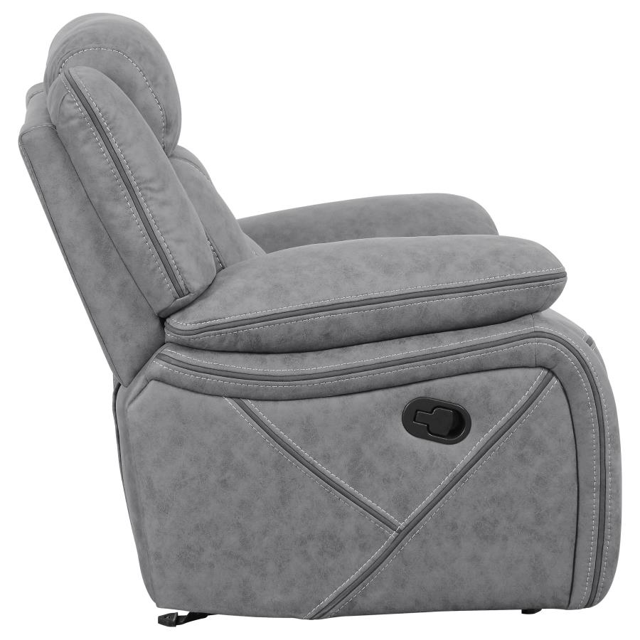 Higgins Grey Glider Recliner