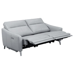 Derek Grey 2 Pc Power Sofa Set