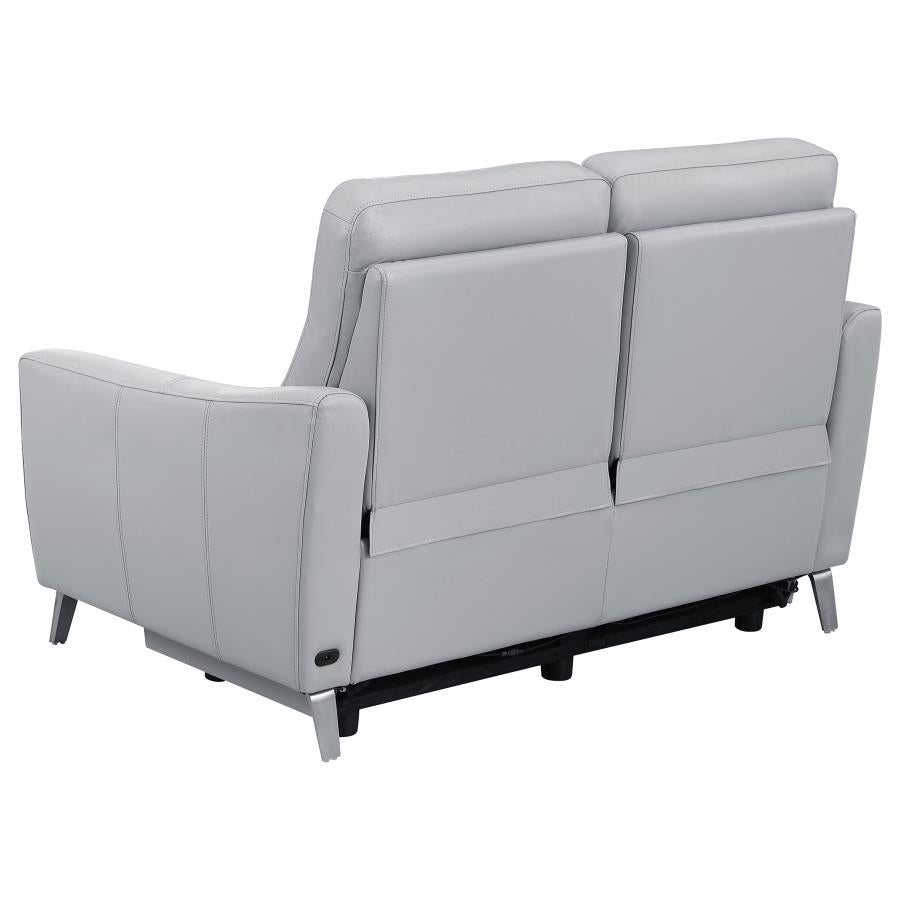 Derek Grey 2 Pc Power Sofa Set