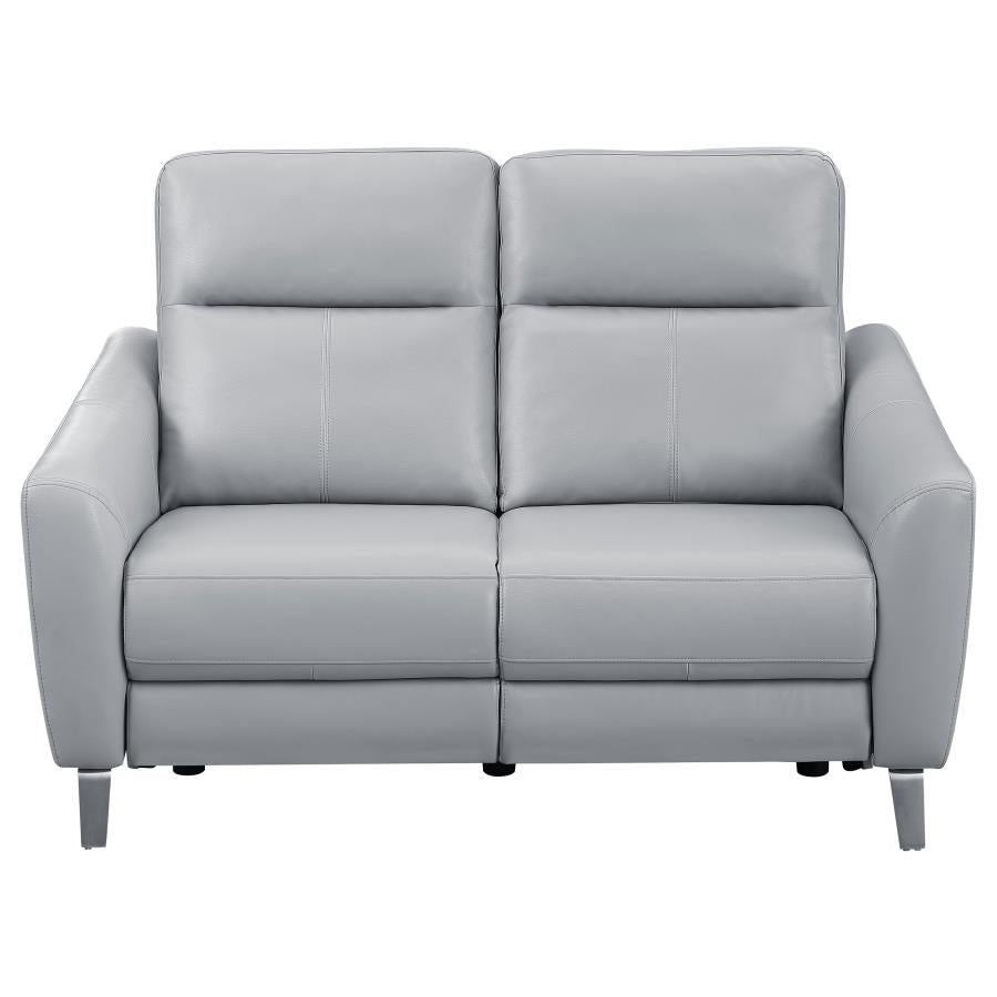 Derek Grey 3 Pc Power Sofa Set
