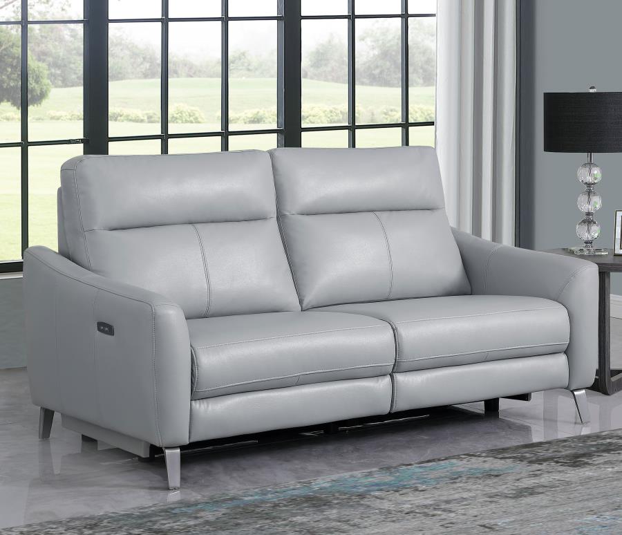 Derek Grey Power Sofa