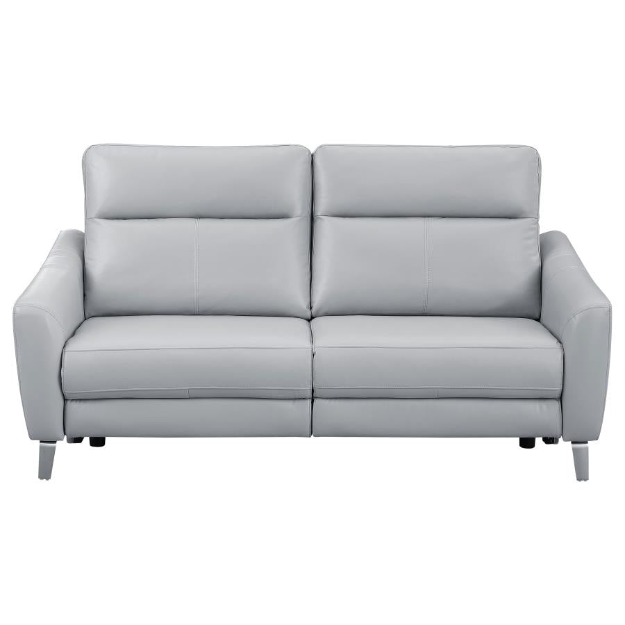 Derek Grey Power Sofa