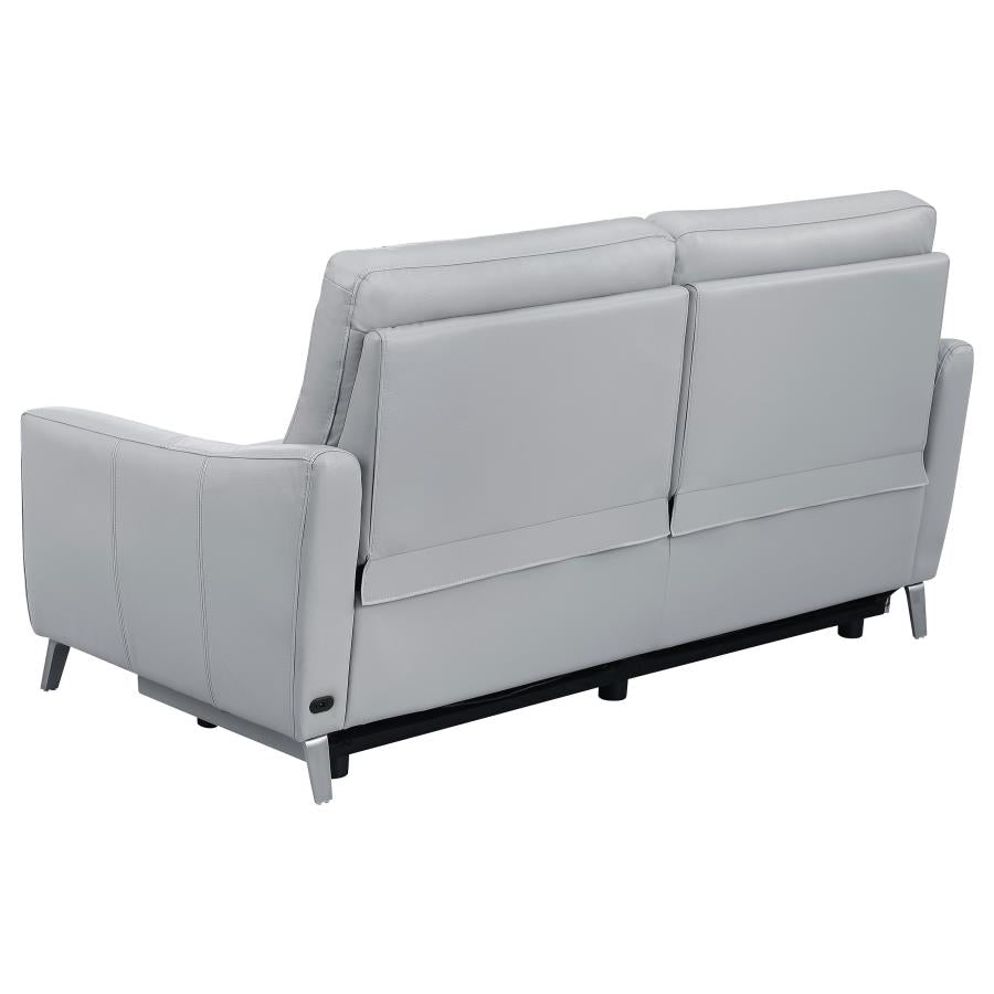 Derek Grey Power Sofa