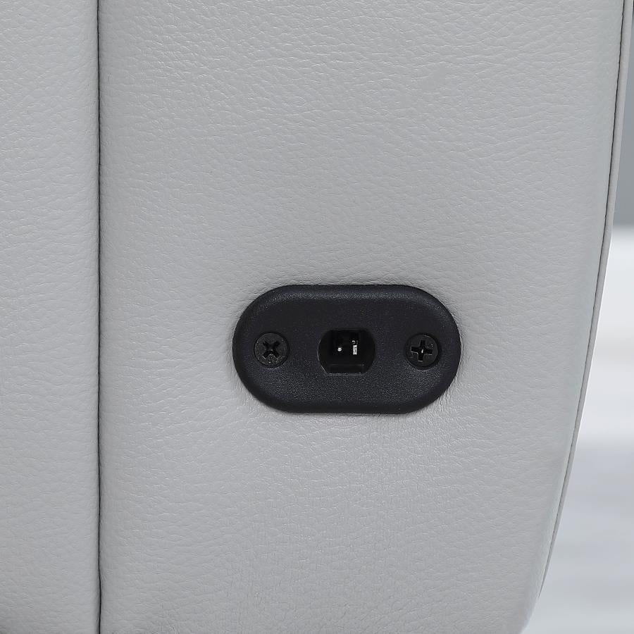 Derek Grey Power Sofa