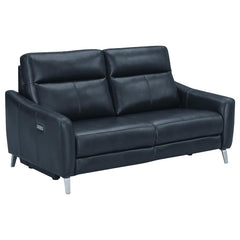Derek Blue 2 Pc Power Sofa Set