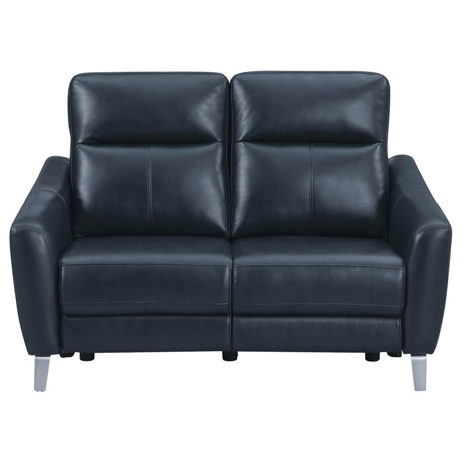 Derek Blue 2 Pc Power Sofa Set