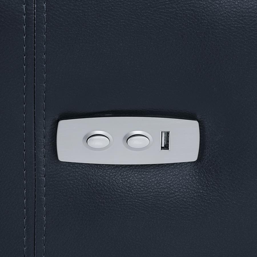 Derek Blue Power Sofa