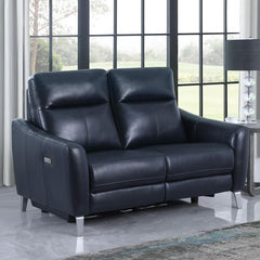 Derek Blue Power Loveseat