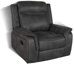 Lawrence Black Glider Recliner