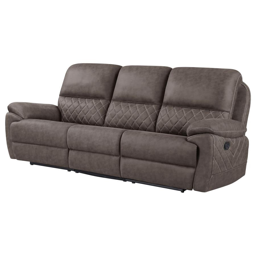 Variel Brown Motion Sofa