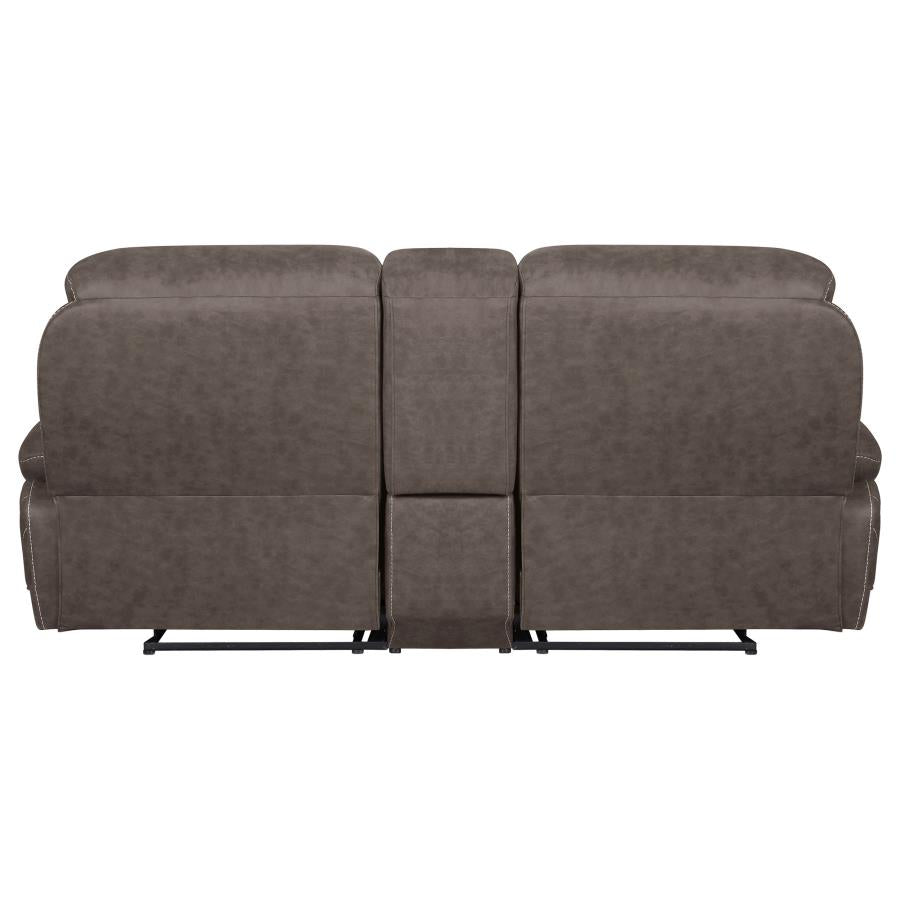 Variel Brown Motion Loveseat