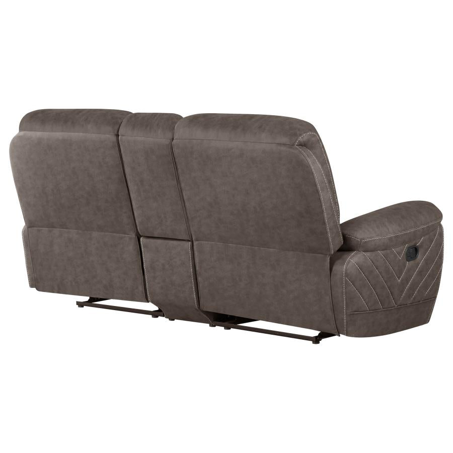 Variel Brown Motion Loveseat