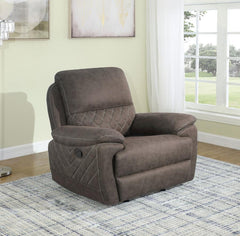 Variel Brown Glider Recliner