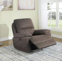 Variel Brown Glider Recliner
