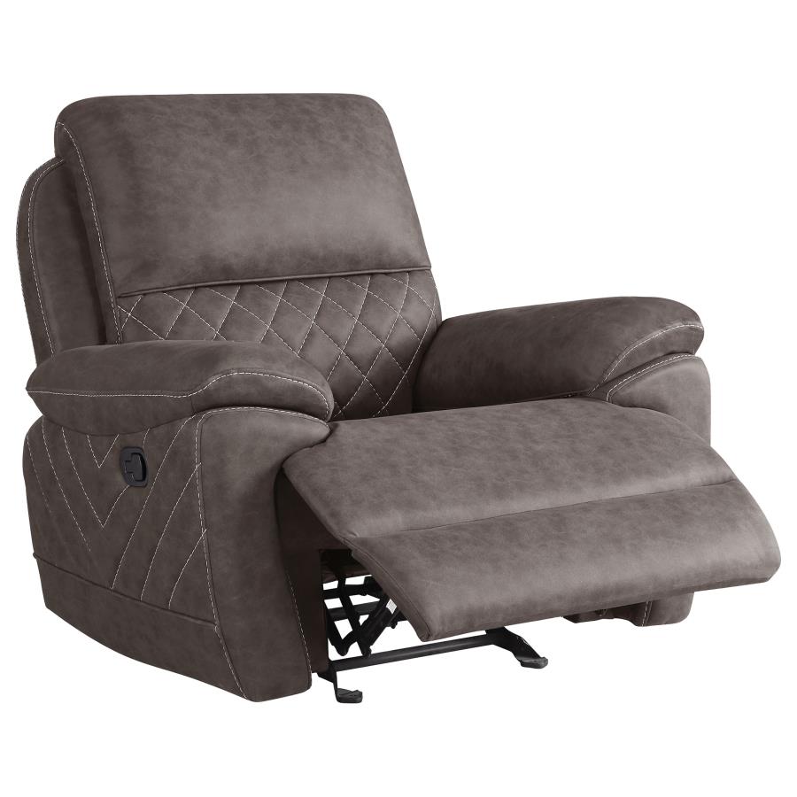 Variel Brown Glider Recliner
