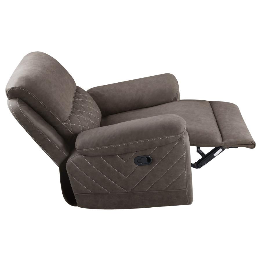 Variel Brown Glider Recliner