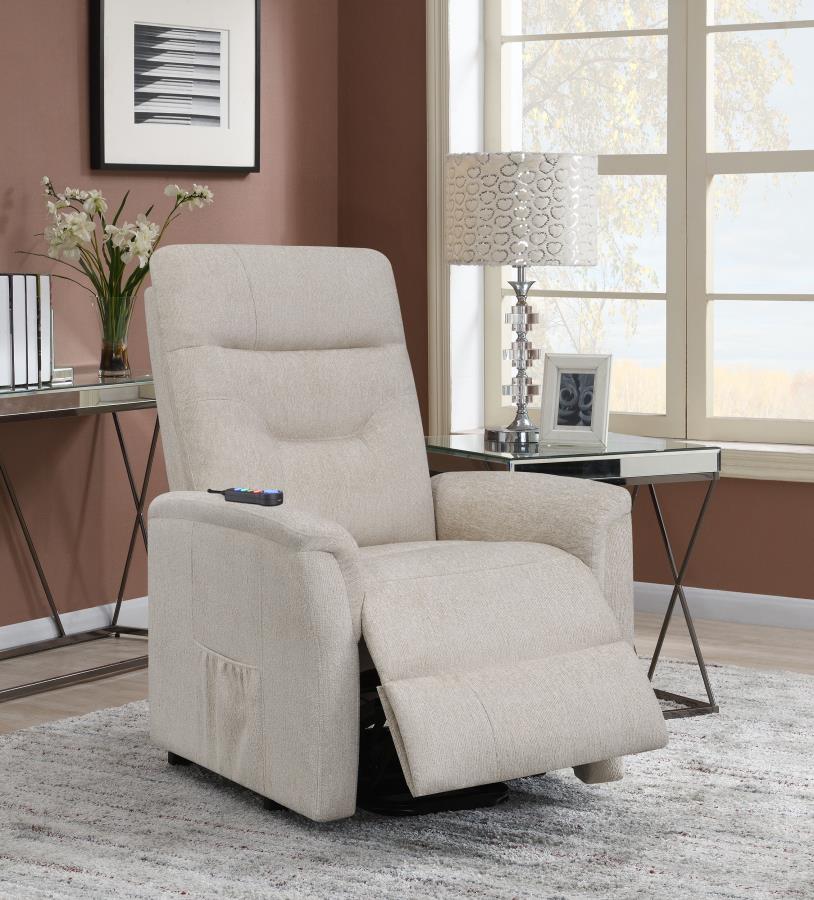 Henrietta Beige Power Lift Massage Chair