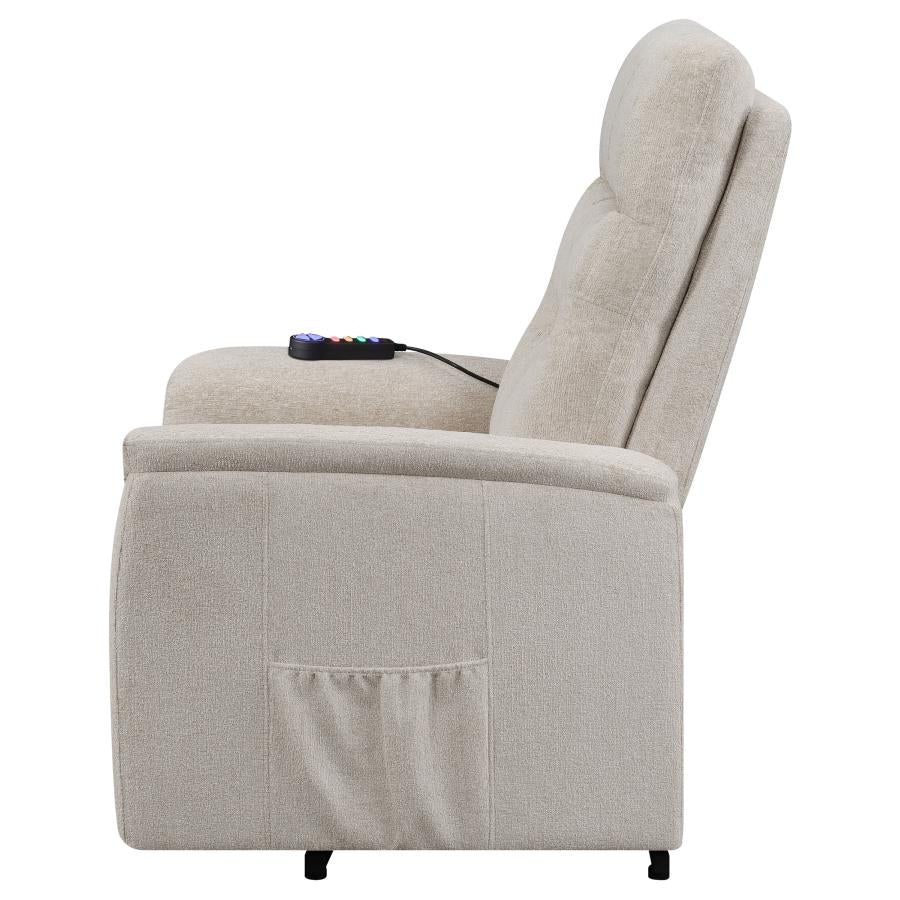 Henrietta Beige Power Lift Massage Chair
