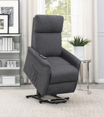 Herrera Grey Power Lift Massage Chair