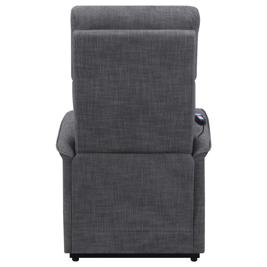 Herrera Grey Power Lift Massage Chair