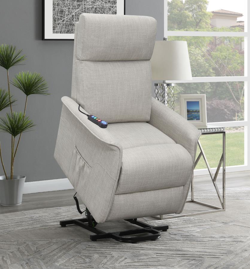 Herrera Beige Power Lift Massage Chair