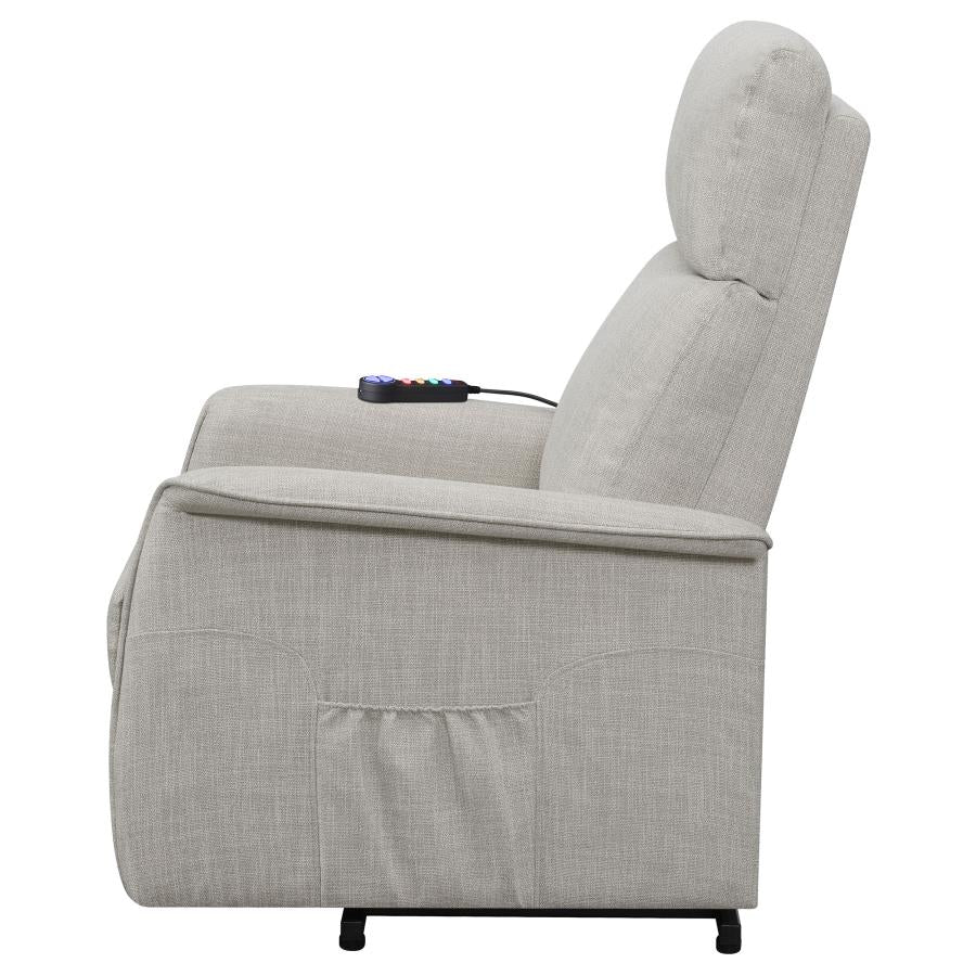 Herrera Beige Power Lift Massage Chair