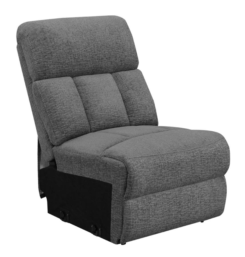 Bahrain Grey Armless Chair
