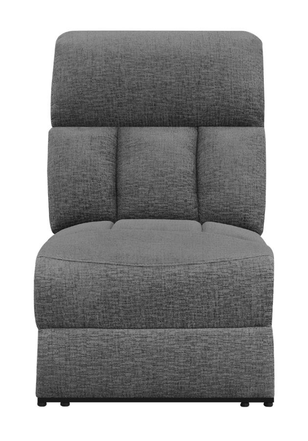 Bahrain Grey Armless Recliner