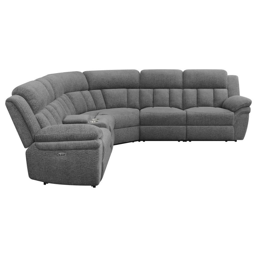 Bahrain Grey 6 Pc Power Sectional
